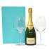 Krug Grande Cuvee and Tiffany Crystal Glasses