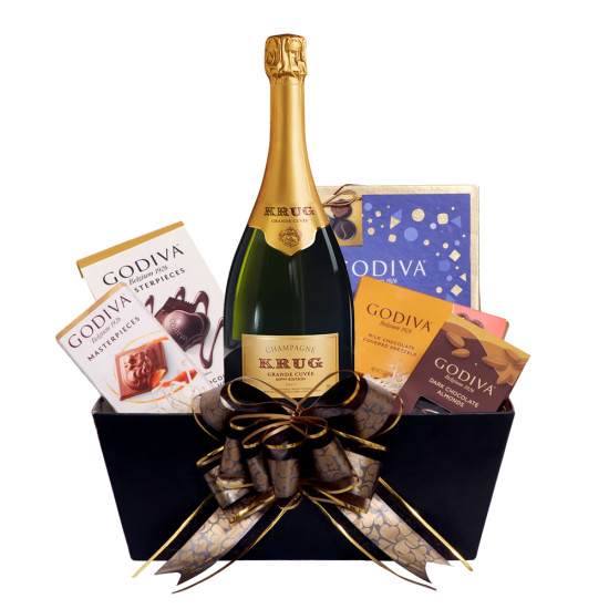 Krug Grande Cuvee Gift Basket