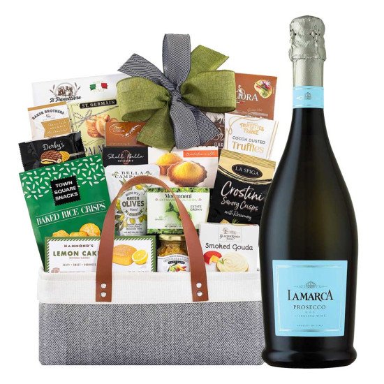 La Marca Prosecco and The Connoisseur Gift Basket La Marca Prosecco and The Connoisseur Gift Basket