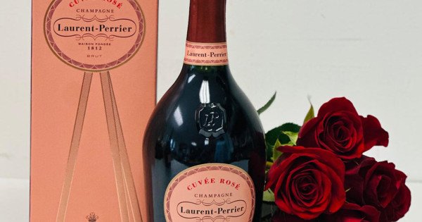 Buy Laurent Perrier Cuvee Rose Champagne & Flowers Gift Set
