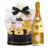 Louis Roederer Cristal Champagne And Golden Gift Basket