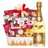 Louis Roederer Cristal with Holiday Wishes Godiva Chocolates Gift Basket