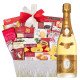 Louis Roederer Cristal with Holiday Wishes Godiva Chocolates Gift Basket