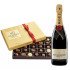 Moët & Chandon Impérial Brut Champagne And Godiva 26 Pc Chocolate Gift Set