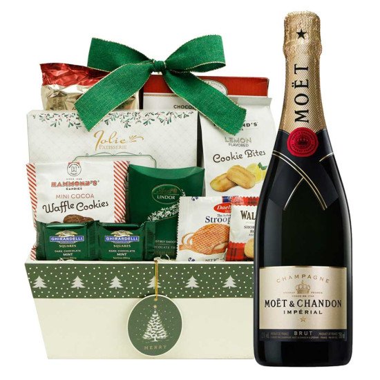 Moet & Chandon Imperial Champagne And Gourmet Gift Basket Moet & Chandon Imperial Champagne And Gourmet Gift Basket