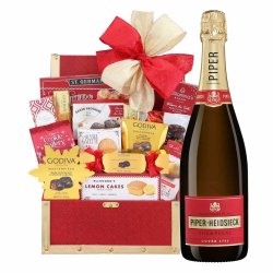 Piper Heidsieck Brut Champagne And Gourmet Gift Basket