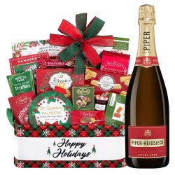 Piper-Heidsieck Cuvée Brut Champagne With Holiday Gift Basket