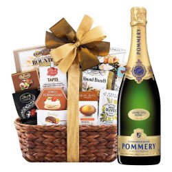 Pommery Grand Cru Royal Champagne And Bon Appetit Basket Pommery Grand Cru Royal Champagne And Bon Appetit Basket