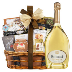 Ruinart Blanc de Blancs Champagne Gift Basket