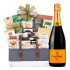 The Connoisseur Gift Basket with Veuve Clicquot