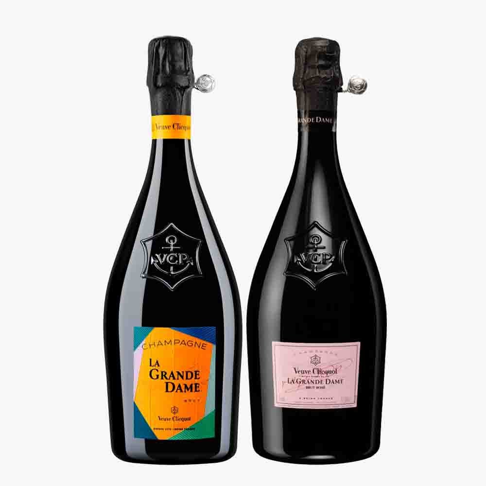 Veuve Clicquot La Grande Dame (Brut + Rose) Duo Gift Set