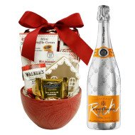 Veuve Clicquot Rose Champagne Gift Basket