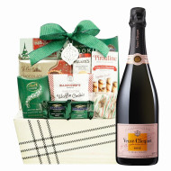 Veuve Clicquot Rose Champagne Gift Basket