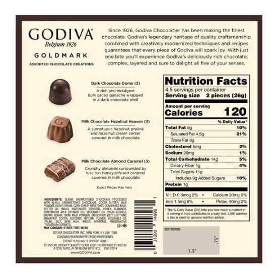 Veuve Clicquot Champagne and 9 Pieces Godiva Chocolate Box