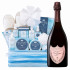 Dom Perignon Brut Rose Champagne & Spa Gift Basket