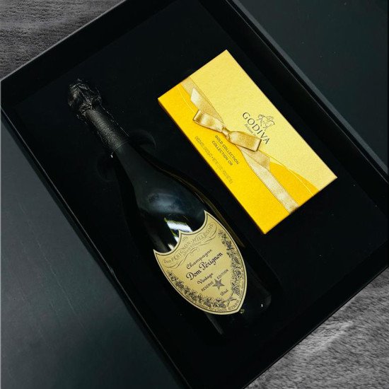 Dom perignon vintage bottle in a box