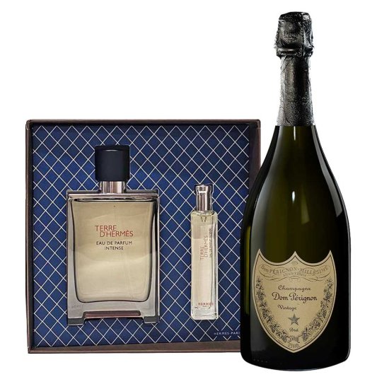 Dom Perignon And Terre d’Hermes Eau de Parfum Intense Gift Set