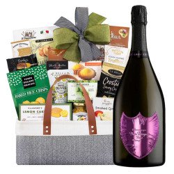 Dom Perignon Lady Gaga Rose Gourmet Delight Gift Basket Dom Perignon Lady Gaga Rose Gourmet Delight Gift Basket