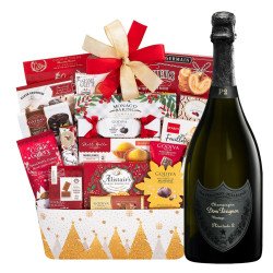 Dom Perignon Plenitude 2 vintage with Holiday Gift Basket Dom Perignon Plenitude 2 vintage with Holiday Gift Basket