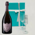 Dom Perignon Rose Champagne with Tiffany & Co. Flutes Gift Set