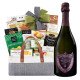 Dom Perignon Rose Vintage Brut and Gourmet Delight Gift Basket Dom Perignon Rose Vintage Brut and Gourmet Delight Gift Basket