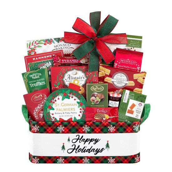 Happy Holiday Gift Basket & Season's Greetings