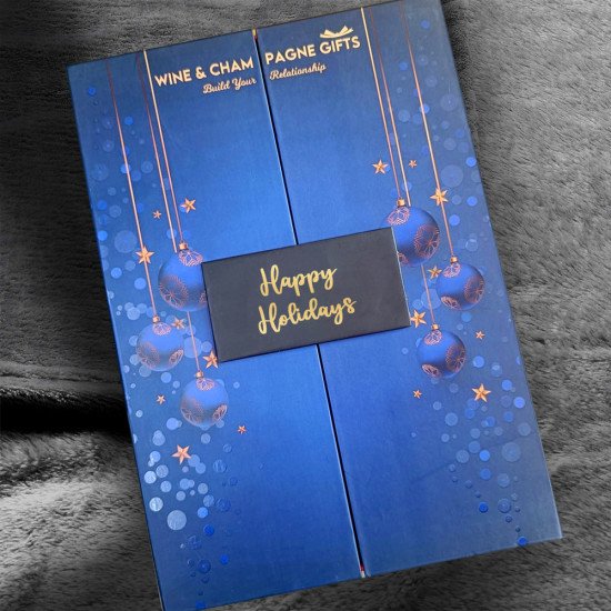 Opus One and Godiva 8 Pc Chocolates 'Happy Holidays' Gift Box