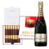 Moët & Chandon Brut Impérial & Merci Chocolate Gift Set
