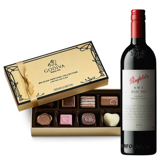 Penfolds RWT 798 Barossa Valley Shiraz Wine Gift Box