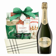 Perrier-Jouet Grand Brut Champagne Chocolates Gift Bosket