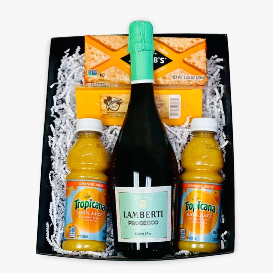 Lamberti Prosecco Sparkling Wine Mimosa Gift Basket Lamberti Prosecco Sparkling Wine Mimosa Gift Basket