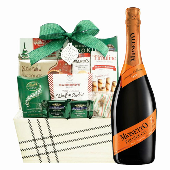 Mionetto Prosecco And Gourmet Gift Basket Mionetto Prosecco And Gourmet Gift Basket