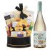 Serena Mode Sauvignon Blanc With Black & Gold Celebration Gift Basket