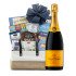 The Gourmet Delight Gift Basket With Veuve Clicquot