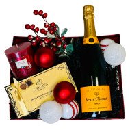 Christmas Cheers Veuve Clicquot Gift Basket
