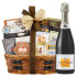 Veuve Clicquot Demi Sec Champagne and Bon Appetit Gourmet Gift Basket