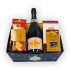 Veuve Clicquot Rose and Gourmet Snacks Gift Basket