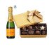 Veuve Clicquot Champagne 375 ml & Godiva Chocolates Gift Box