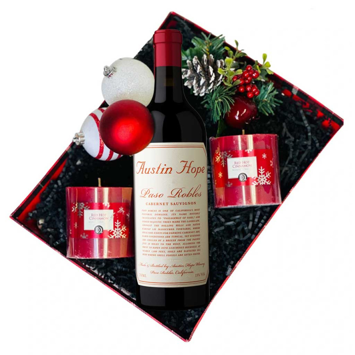 Austin Hope Paso Robles Christmas Wine Gift Box