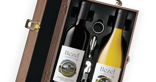 Bezel Red And White Wine Gift Set - Buy Online