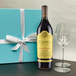 Caymus Cabernet And Tiffany Wine Glasses Set