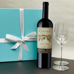 Caymus Special Selection 2019 Cabernet Sauvignon with Tiffany Red Wine Glasses Set