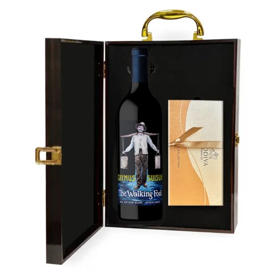 Caymus Suisun The Walking Fool Red Wine and Chocolate Gift Box Caymus Suisun The Walking Fool Red Wine and Chocolate Gift Box