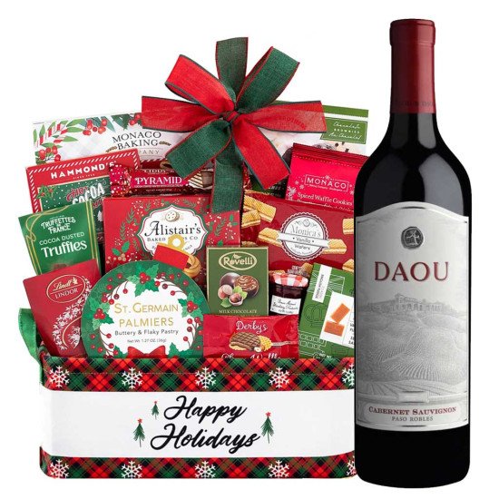 Daou Cabernet Sauvignon Wine And Holiday Gift Basket Daou Cabernet Sauvignon Wine And Holiday Gift Basket