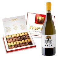 Emilio Vada Moscato d’Asti Wine and Chocolate Gift Set