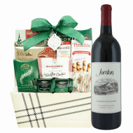 Jordan Cabernet Wine and Godiva Gift Basket