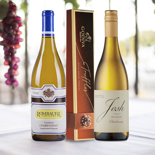 Shop Online Rombauer & Josh Chardonnay With Godiva Truffles