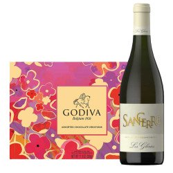 Les Glories Sancerre Wine And Godiva Chocolate Gift Box Les Glories Sancerre Wine And Godiva Chocolate Gift Box