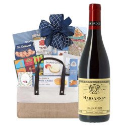 Louis Jadot Marsannay Red Wine And Gourmet Gift Basket