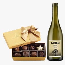 Luke Chardonnay White Wine Gift Set